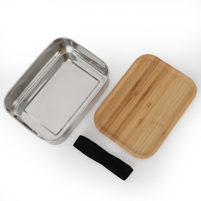 Factory Direct Supply Easy To Clean Eco Friendly Portable Stainless Steel Lunch Box