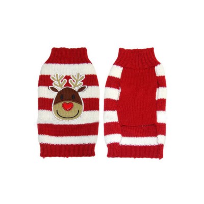 Wholesale  custom pet clothes christmas knitting dog clothes dog pet clothes