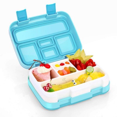 Portable Thermal 5 Compartments Stainless Steel Lunch Box